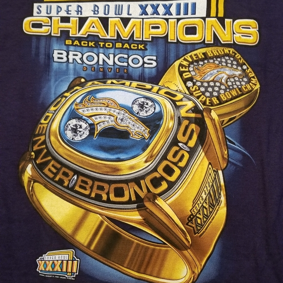 Vintage Denver Broncos Superbowl t shirt - Picture 2 of 3